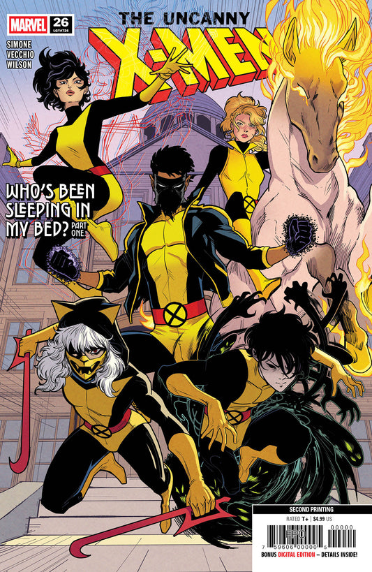 UNCANNY X-MEN #26 LUCIANO VECCHIO 2ND PRINTING VARIANT ISBN: 75960620917002612 - FOC DATE: 4/26/26  - Release Date: 5/27/26