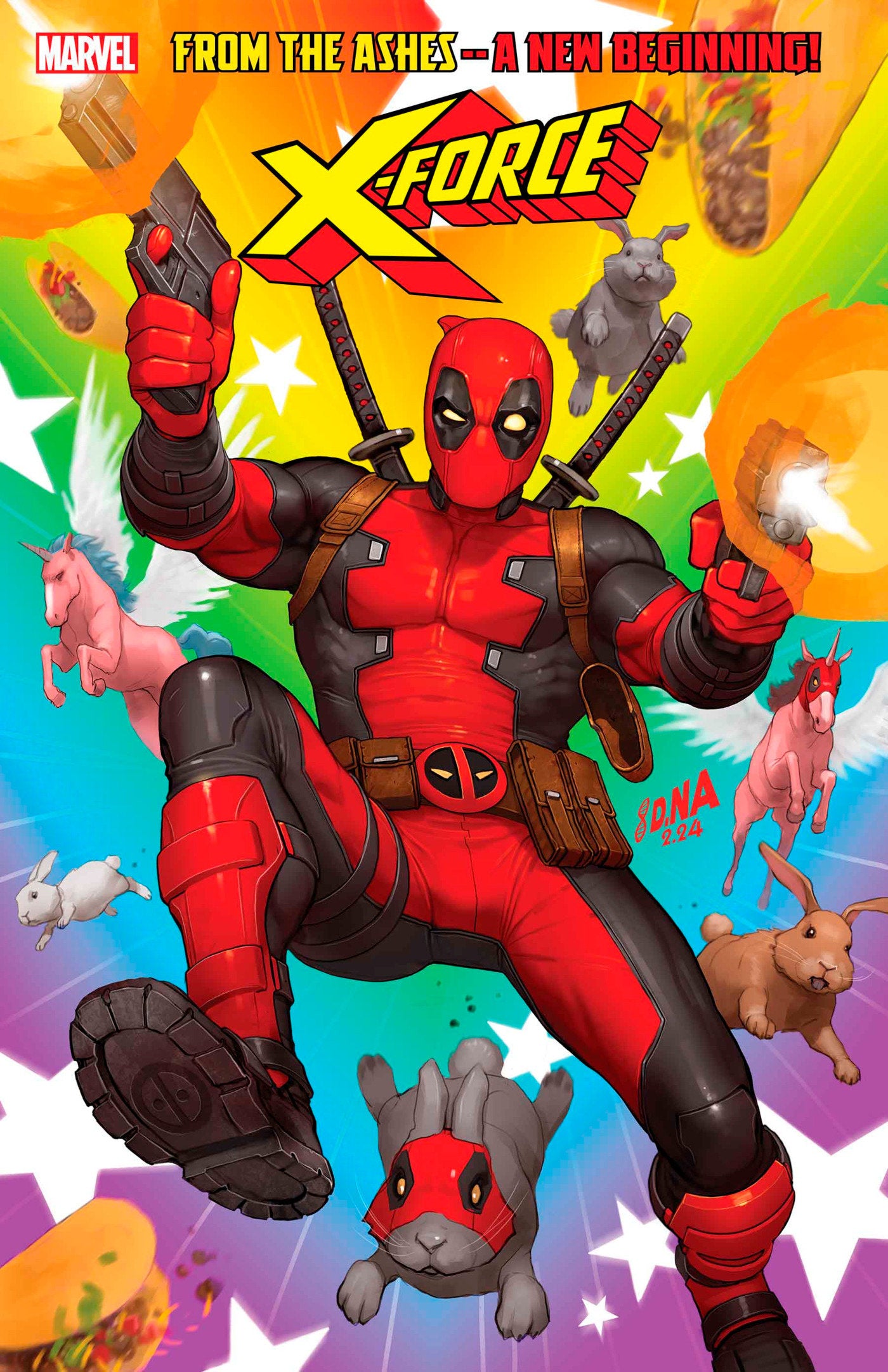 X-FORCE #1 DAVID NAKAYAMA FOIL VARIANT - Release Date:  7/31/24