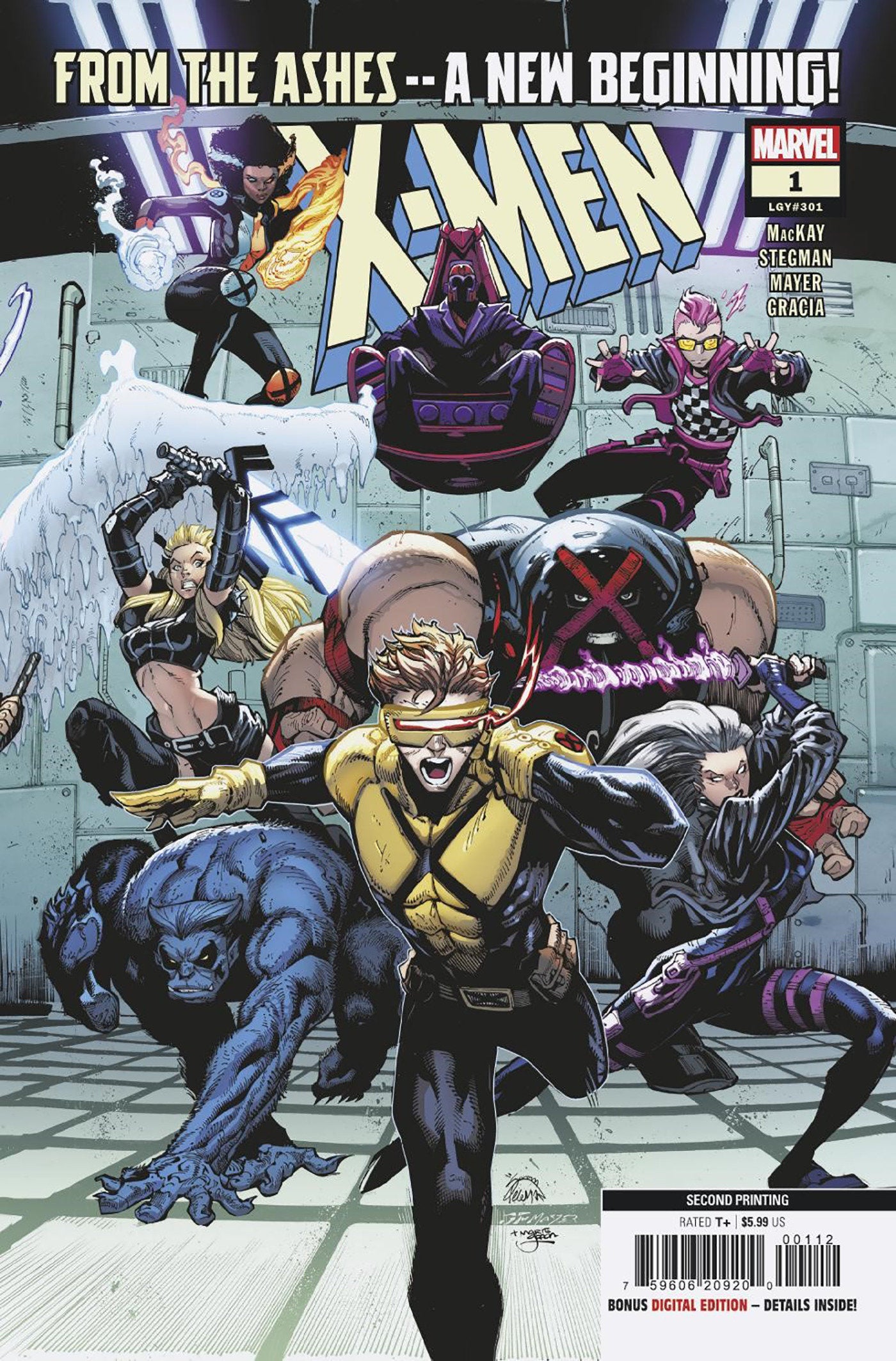 X-MEN #1 RYAN STEGMAN 2ND PRINTING VARIANT  - Release Date: 8/14/24