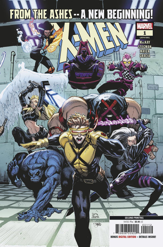 X-MEN #1 RYAN STEGMAN 2ND PRINTING VARIANT  - Release Date: 8/14/24