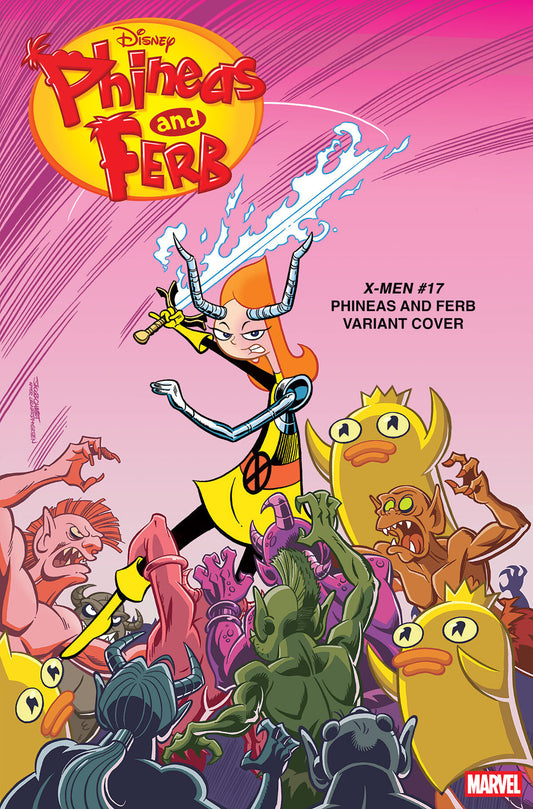 X-MEN #17 JACOB CHABOT PHINEAS AND FERB VARIANT  - Release Date:  6/4/25