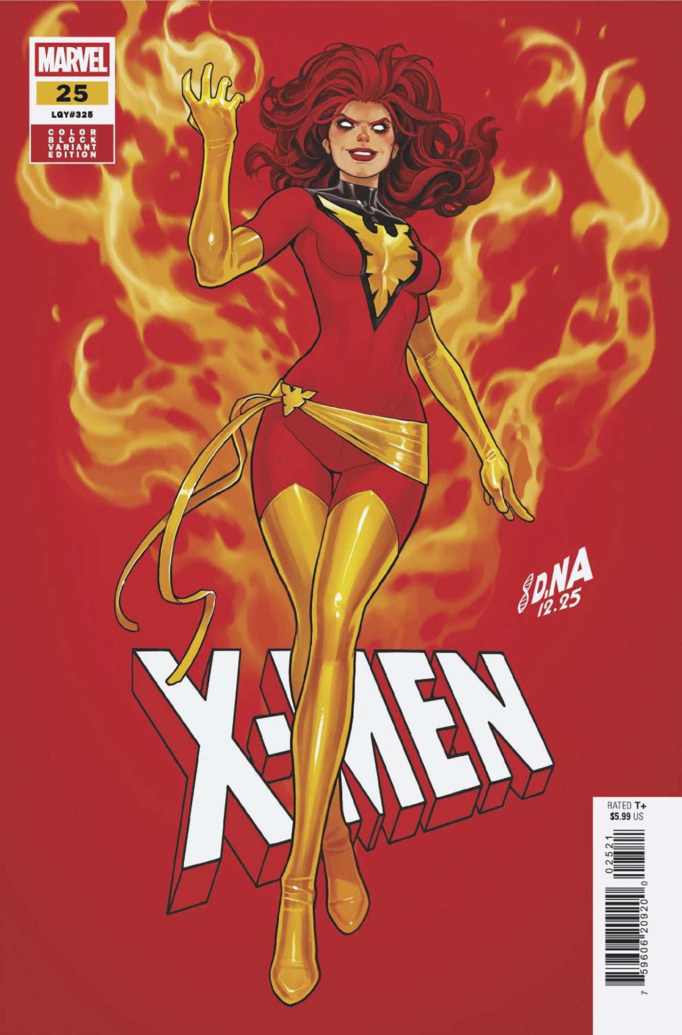X-MEN #25 DAVID NAKAYAMA COLOR BLOCK RED VARIANT ISBN: 75960620920002521 - Release Date: 2/11/26