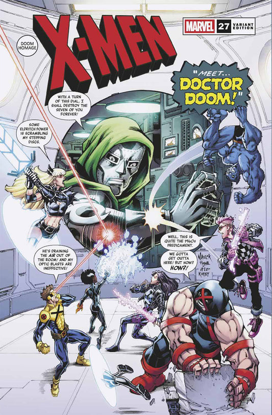 X-MEN #27 TODD NAUCK DOOM HOMAGE VARIANT ISBN: 75960620920002731 - FOC DATE: 2/16/26  - Release Date: 3/18/26