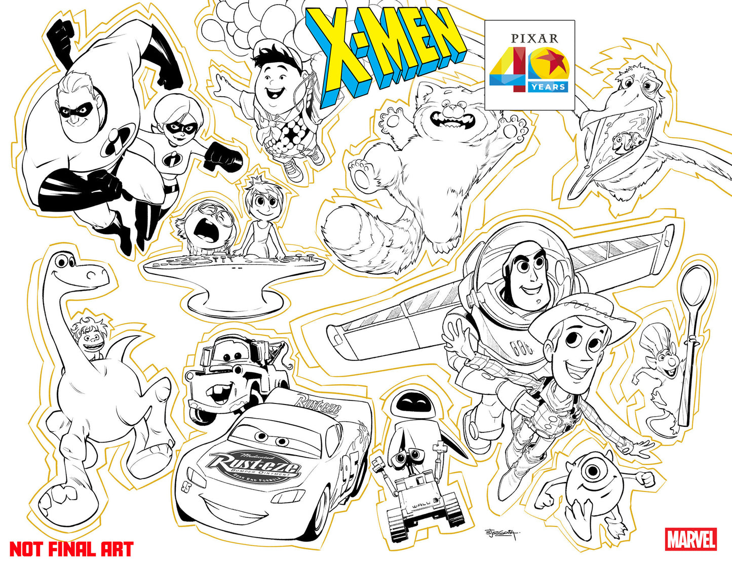 X-MEN #37 STEPHEN SEGOVIA PIXAR 40TH VARIANT [DNX] ISBN: 75960620920003741 - FOC DATE: 8/9/26  - Release Date: 9/9/26