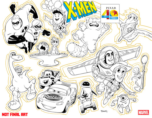 X-MEN #37 STEPHEN SEGOVIA PIXAR 40TH VARIANT [DNX] ISBN: 75960620920003741 - FOC DATE: 8/9/26  - Release Date: 9/9/26
