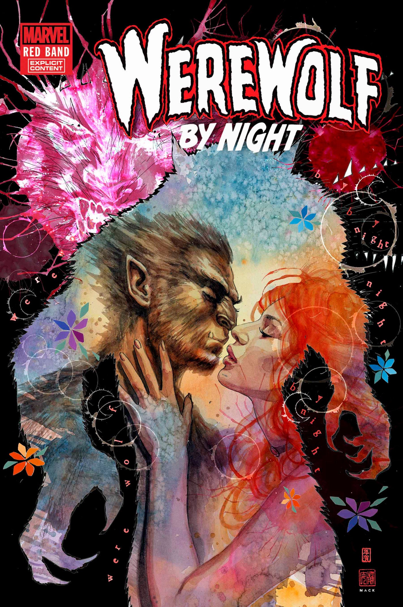 1:25 WEREWOLF BY NIGHT: RED BAND #2 DAVID MACK VARIANT [POLYBAGGED] Releases: 9/18/24