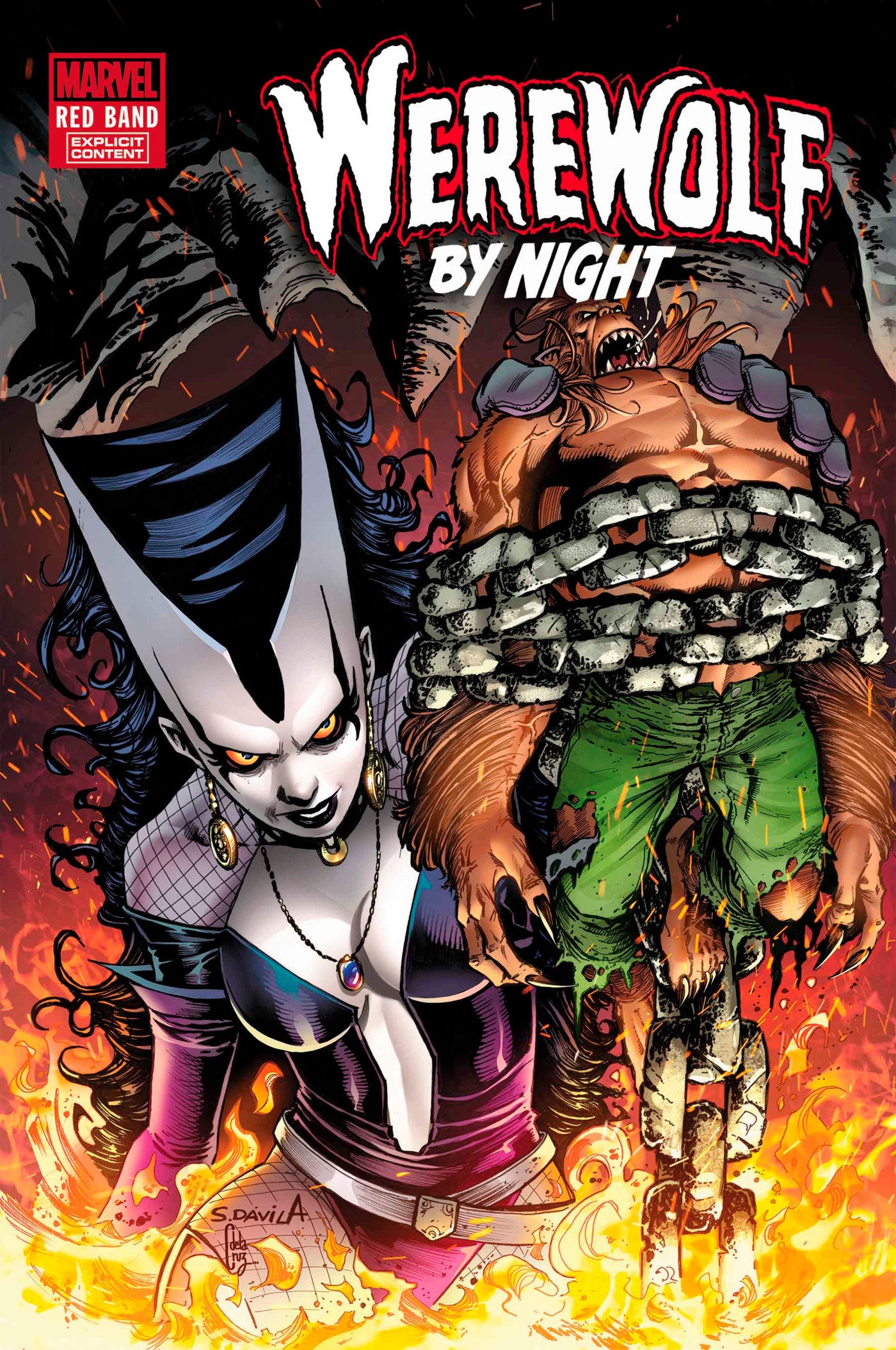 WEREWOLF BY NIGHT: RED BAND #6 SERGIO DAVILA VARIANT [POLYBAGGED]  - Release Date:  1/1/25