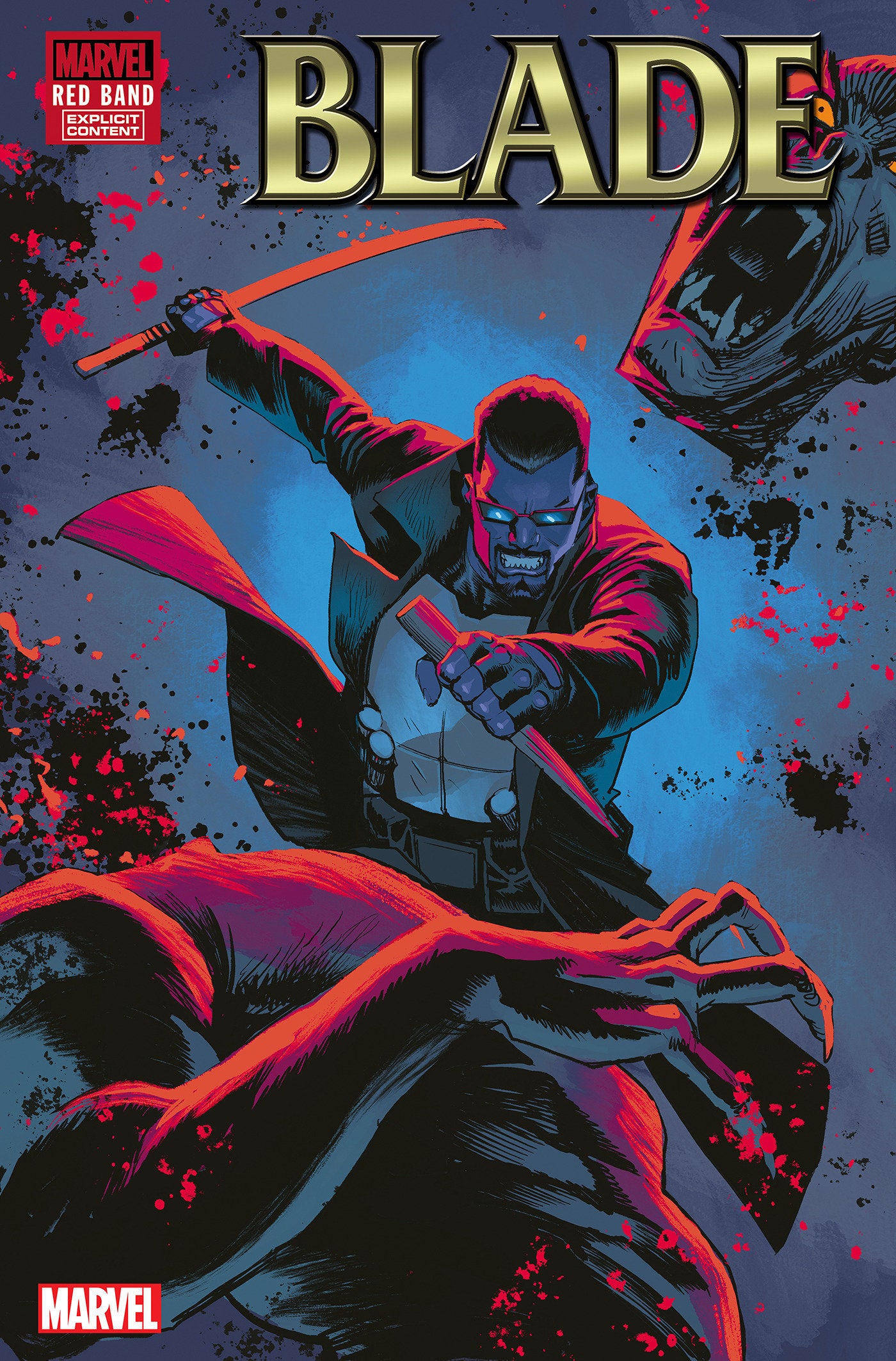 1:25 BLADE: RED BAND #3 RAFAEL ALBUQUERQUE VARIANT [POLYBAGGED]  - Release Date:  12/25/24