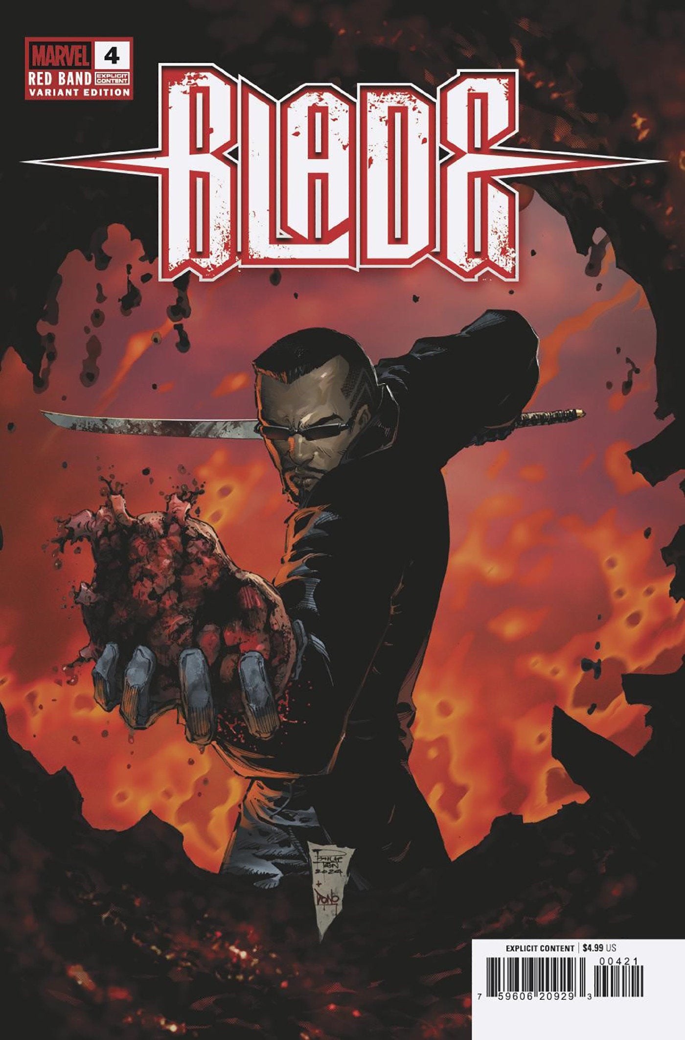 BLADE: RED BAND #4 PHILIP TAN VARIANT [POLYBAGGED]  - Release Date:  1/22/25