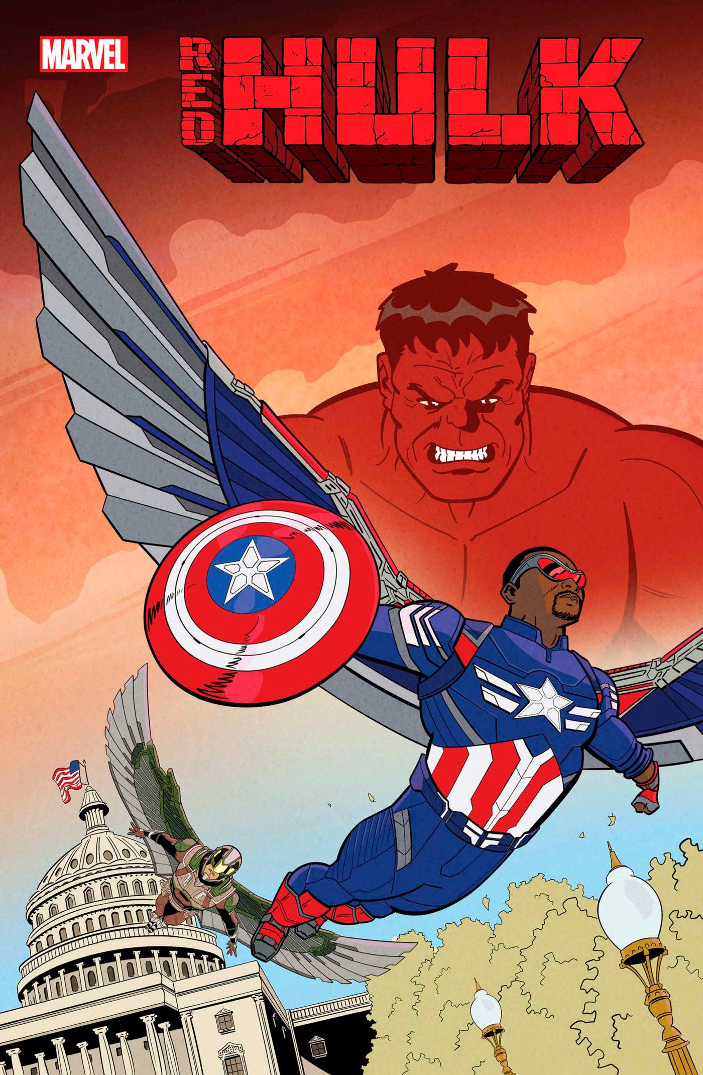 RED HULK #1 JACOB EDGAR MARVEL STUDIOS VARIANT [DOOM]  - Release Date:  2/26/25