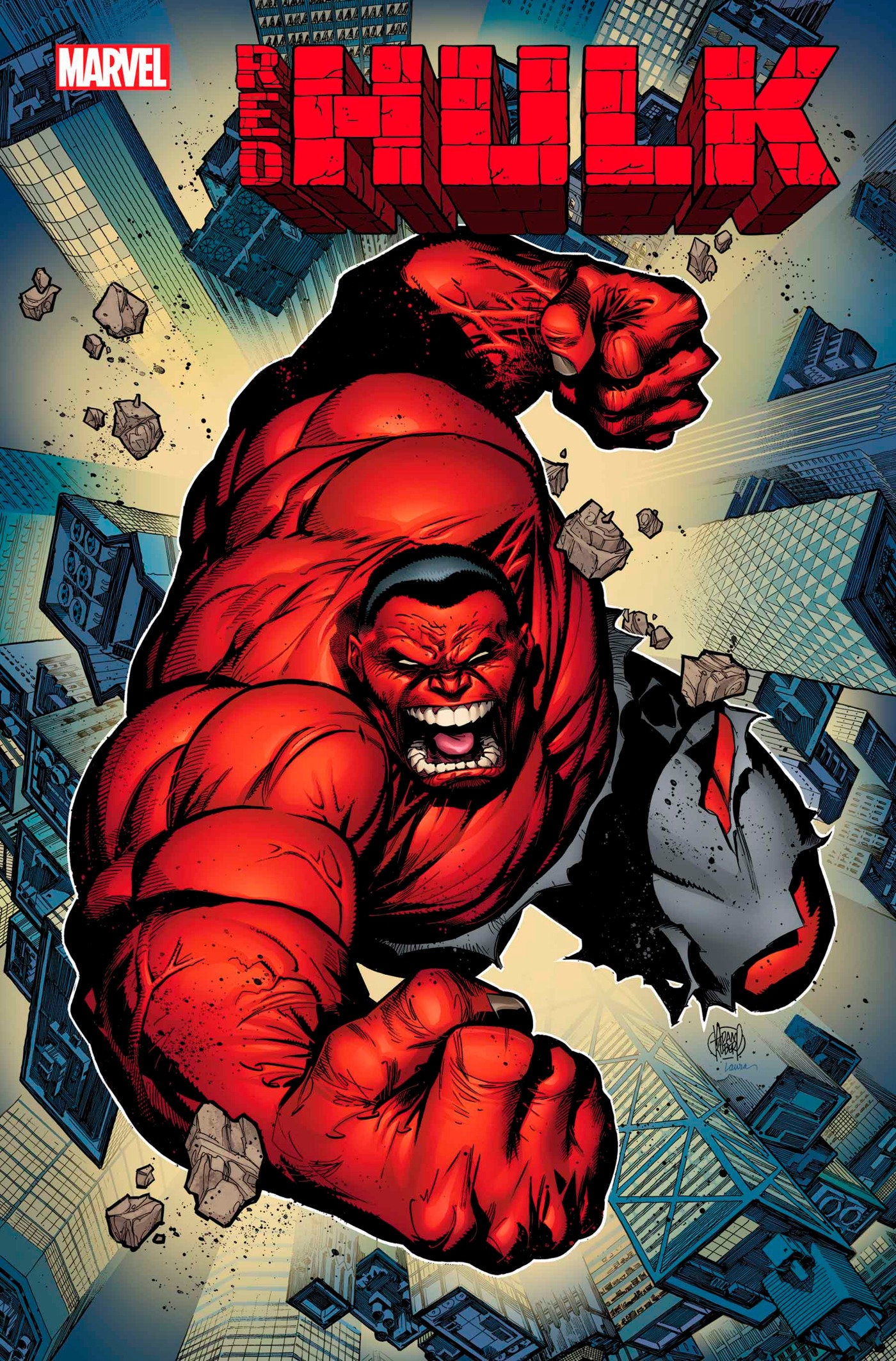 RED HULK #1 ADAM KUBERT FOIL VARIANT [DOOM]  - Release Date:  2/26/25