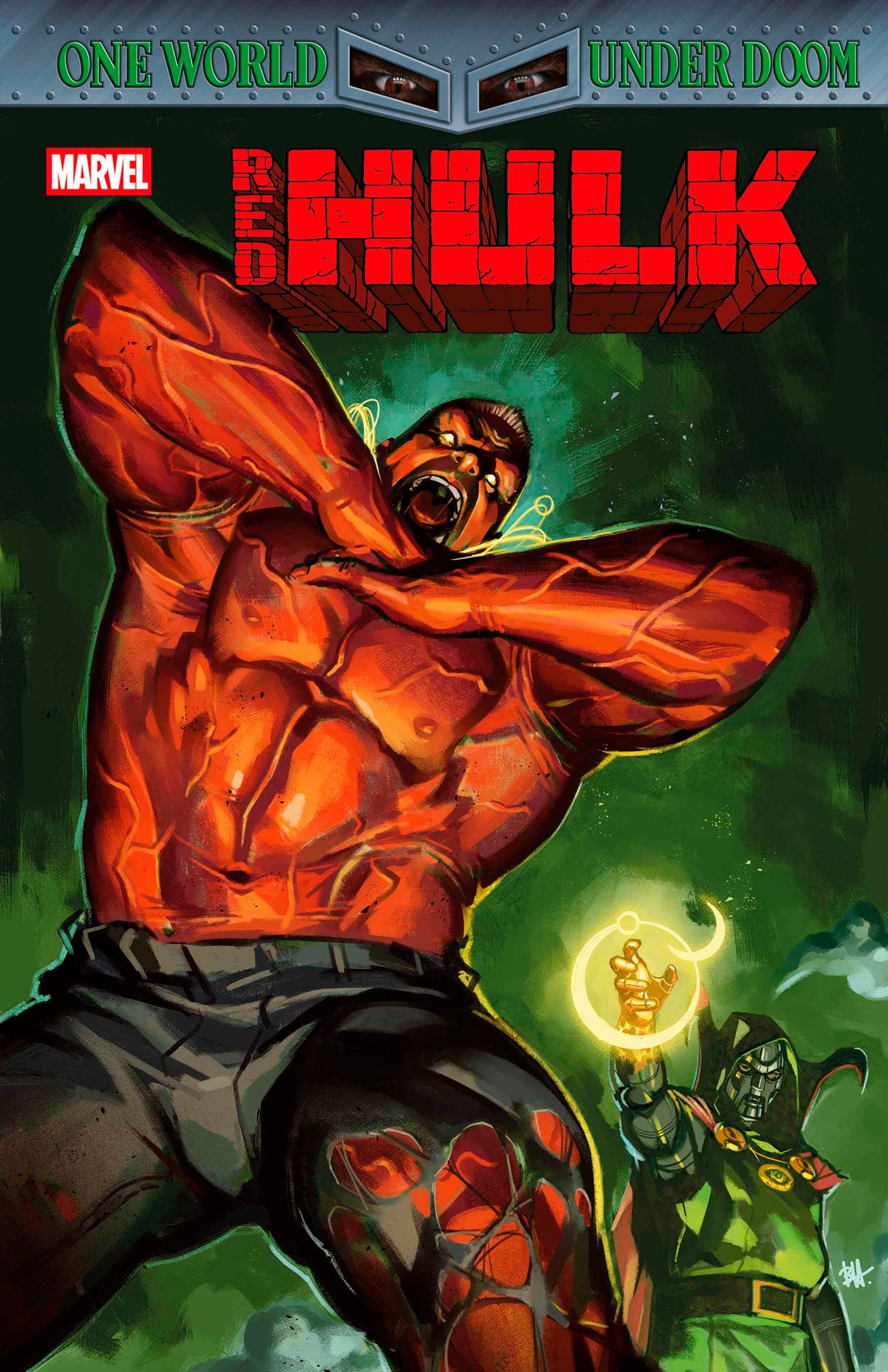 RED HULK #3 BEN HARVEY VARIANT [DOOM]  - Release Date:  4/30/25