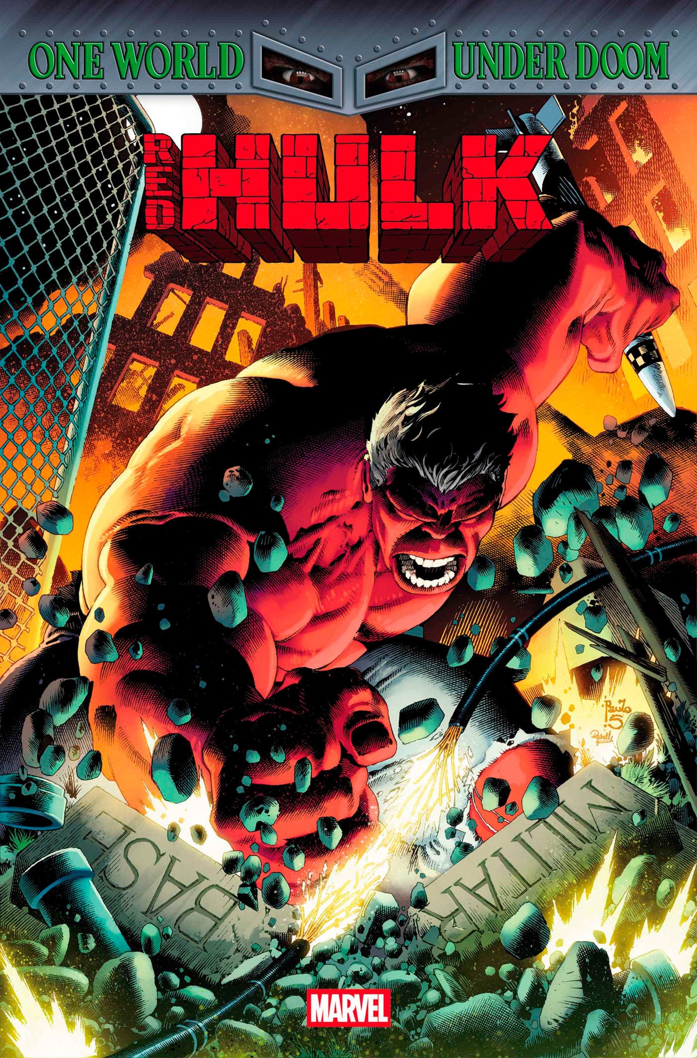 RED HULK #7 PAULO SIQUEIRA VARIANT [DOOM] - ISBN: 75960620931600721 - Release Date:  8/6/25