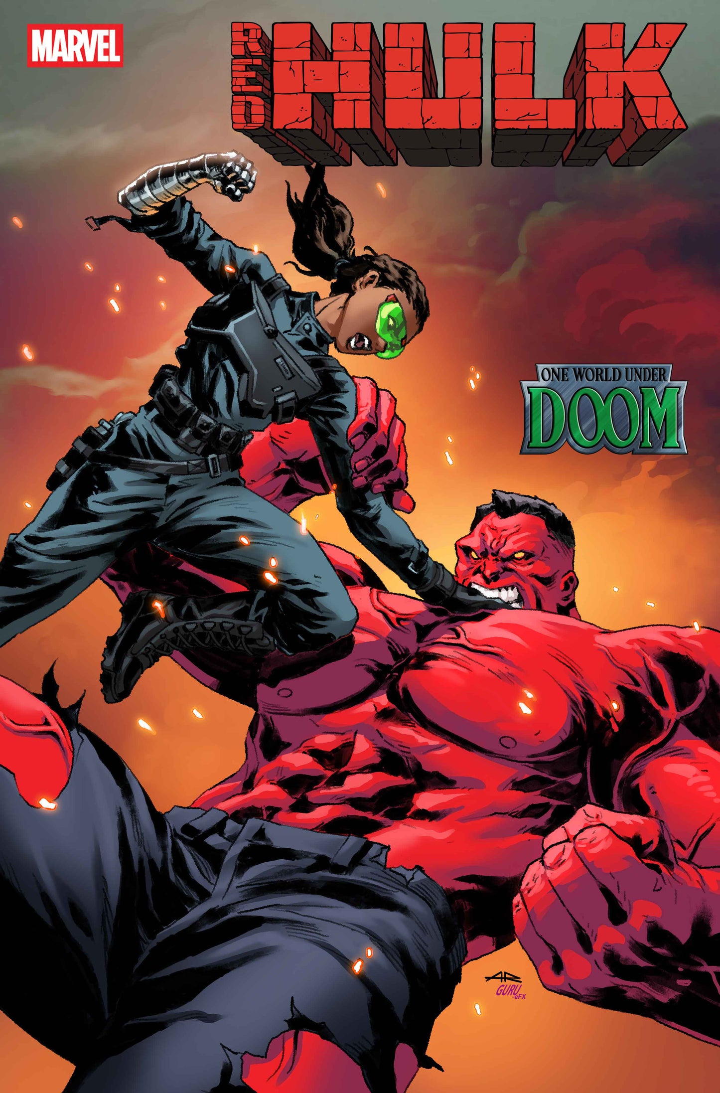 RED HULK #8 ANAND RAMCHERON VARIANT [DOOM] - 9/10/25 - Release Date:  9/10/25