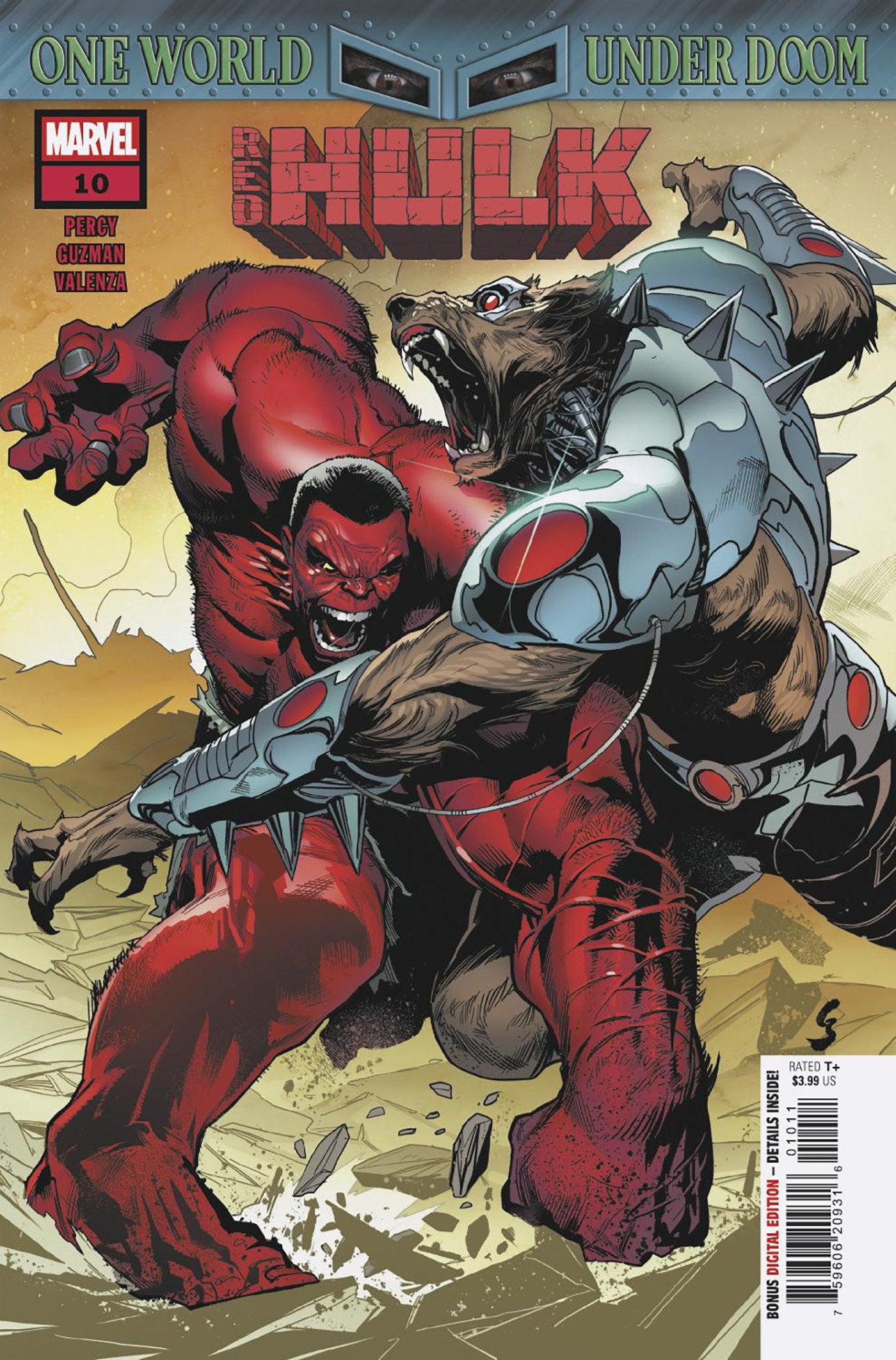 RED HULK #10 [DOOM] ISBN: 75960620931601011 - Release Date: 11/12/25