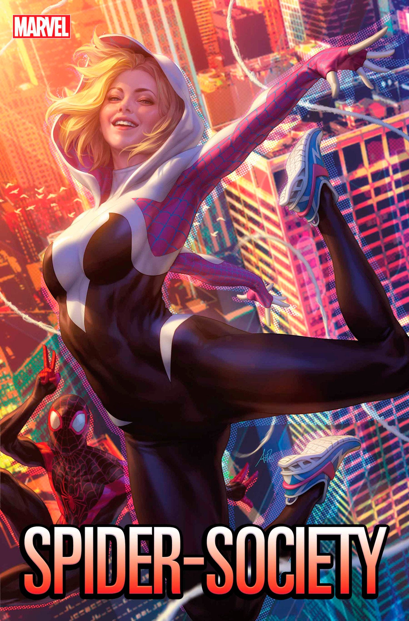 SPIDER-SOCIETY #1 ARTGERM SPIDER-GWEN VARIANT  - Release Date: 8/14/24