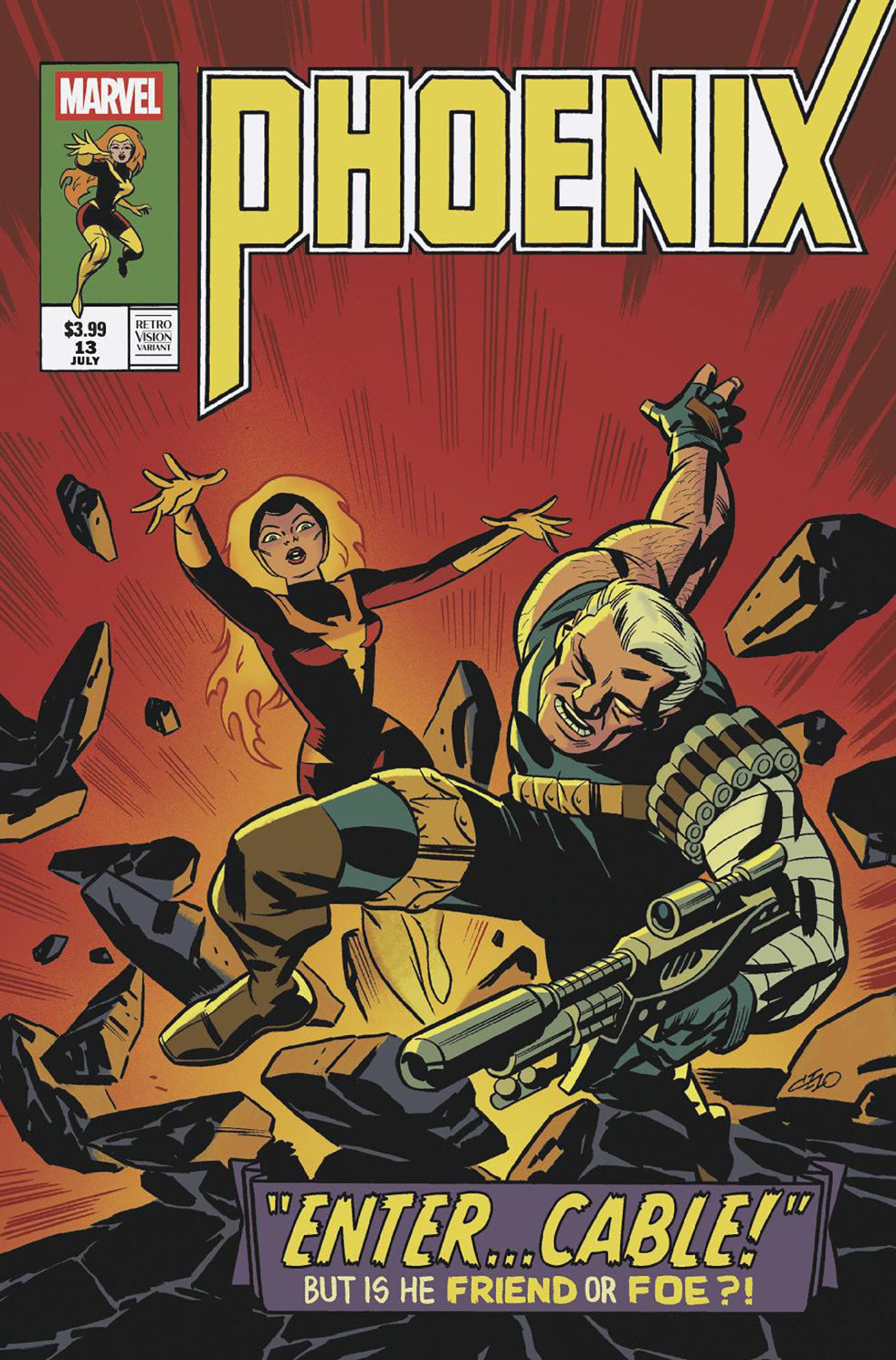 PHOENIX #13 MICHAEL CHO RETROVISION VARIANT - ISBN: 75960620959001321 - Release Date:  7/23/25