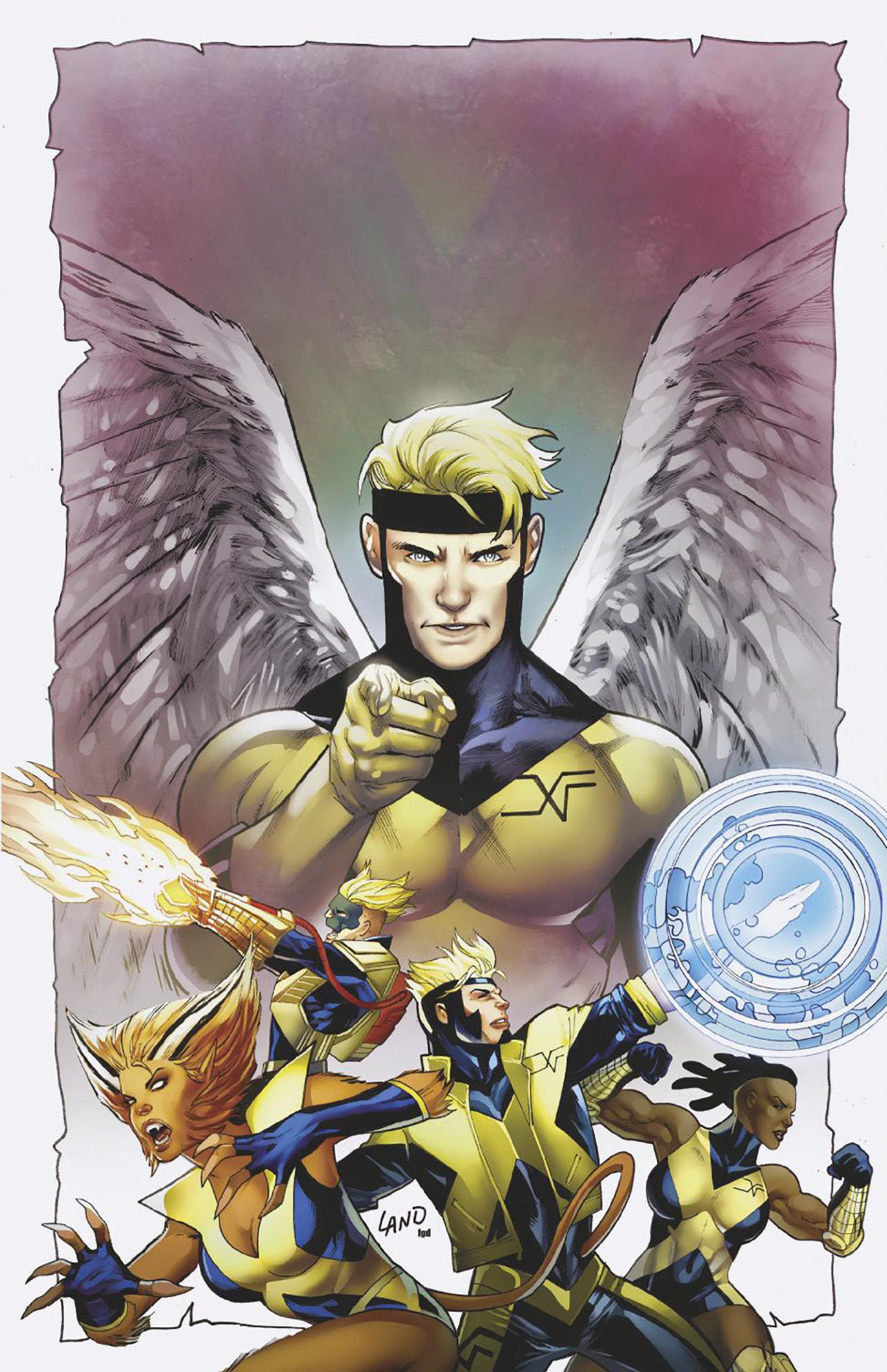 1:100 X-FACTOR #1 GREG LAND VIRGIN VARIANT,  - Release Date: 8/14/24