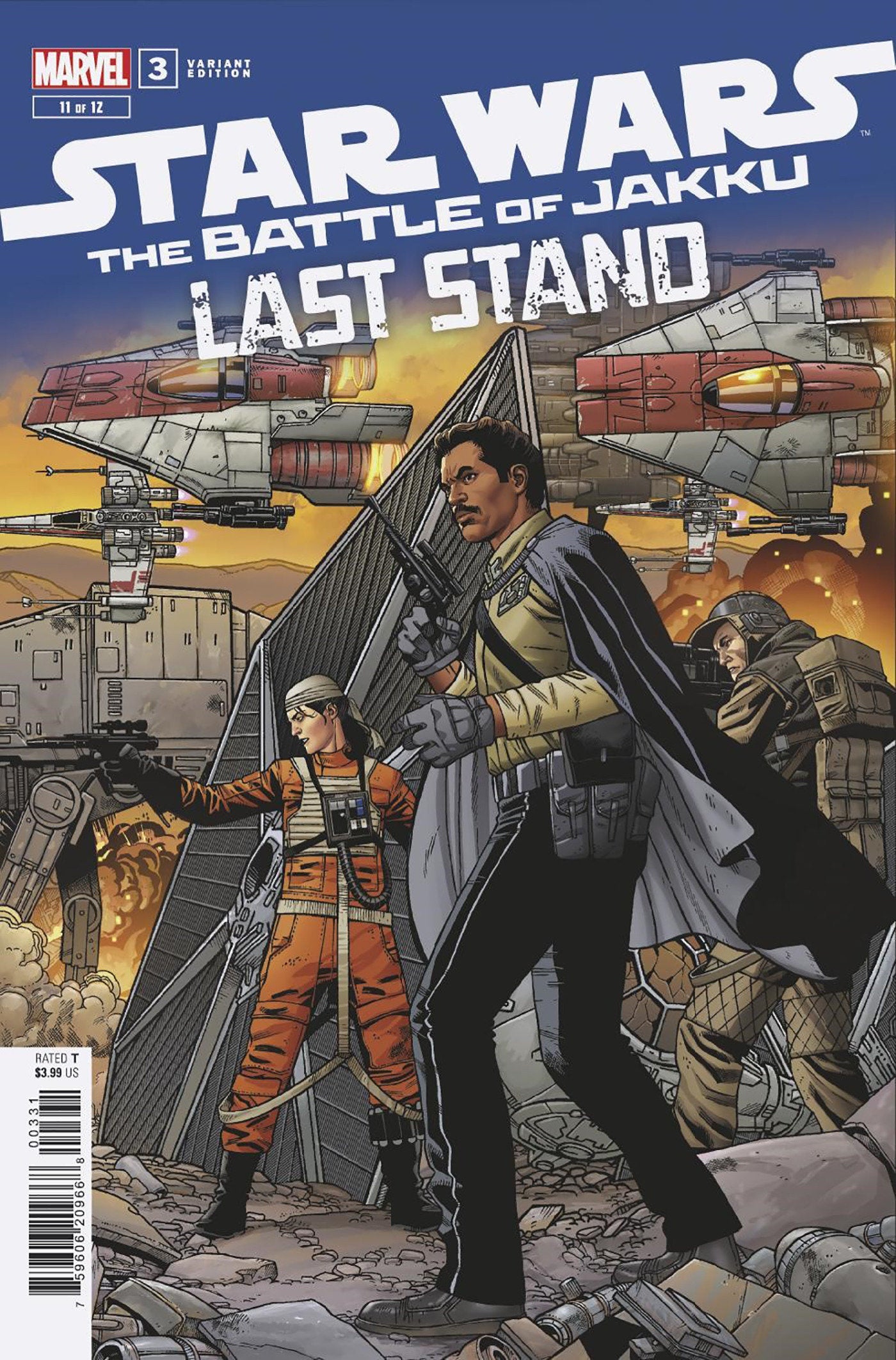 STAR WARS: BATTLE OF JAKKU - LAST STAND #3 RAMON ROSANAS VARIANT  - Release Date:  1/15/25