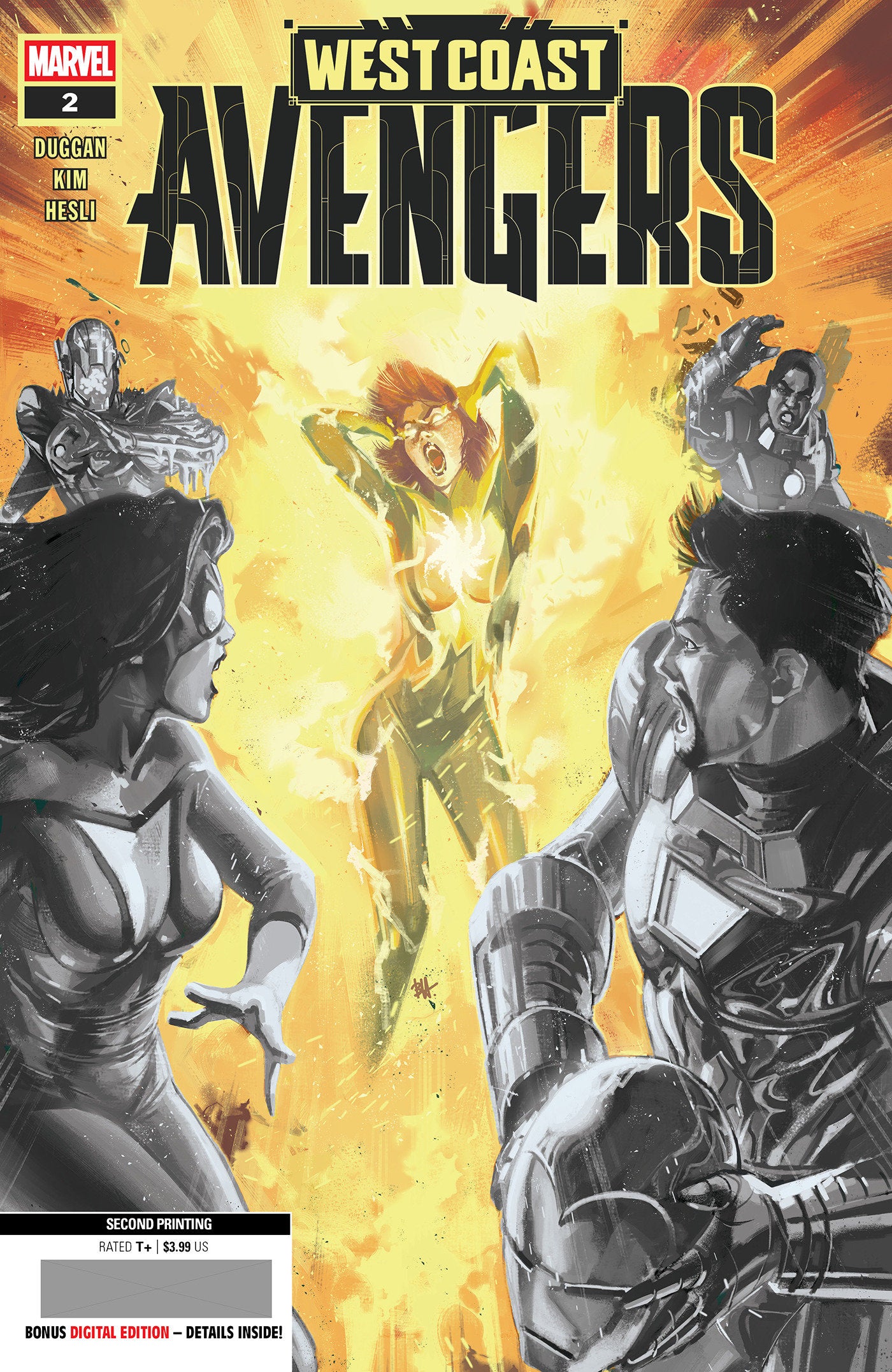 WEST COAST AVENGERS #2 BEN HARVEY 2ND PRINTING VARIANT  - Release Date:  2/5/25