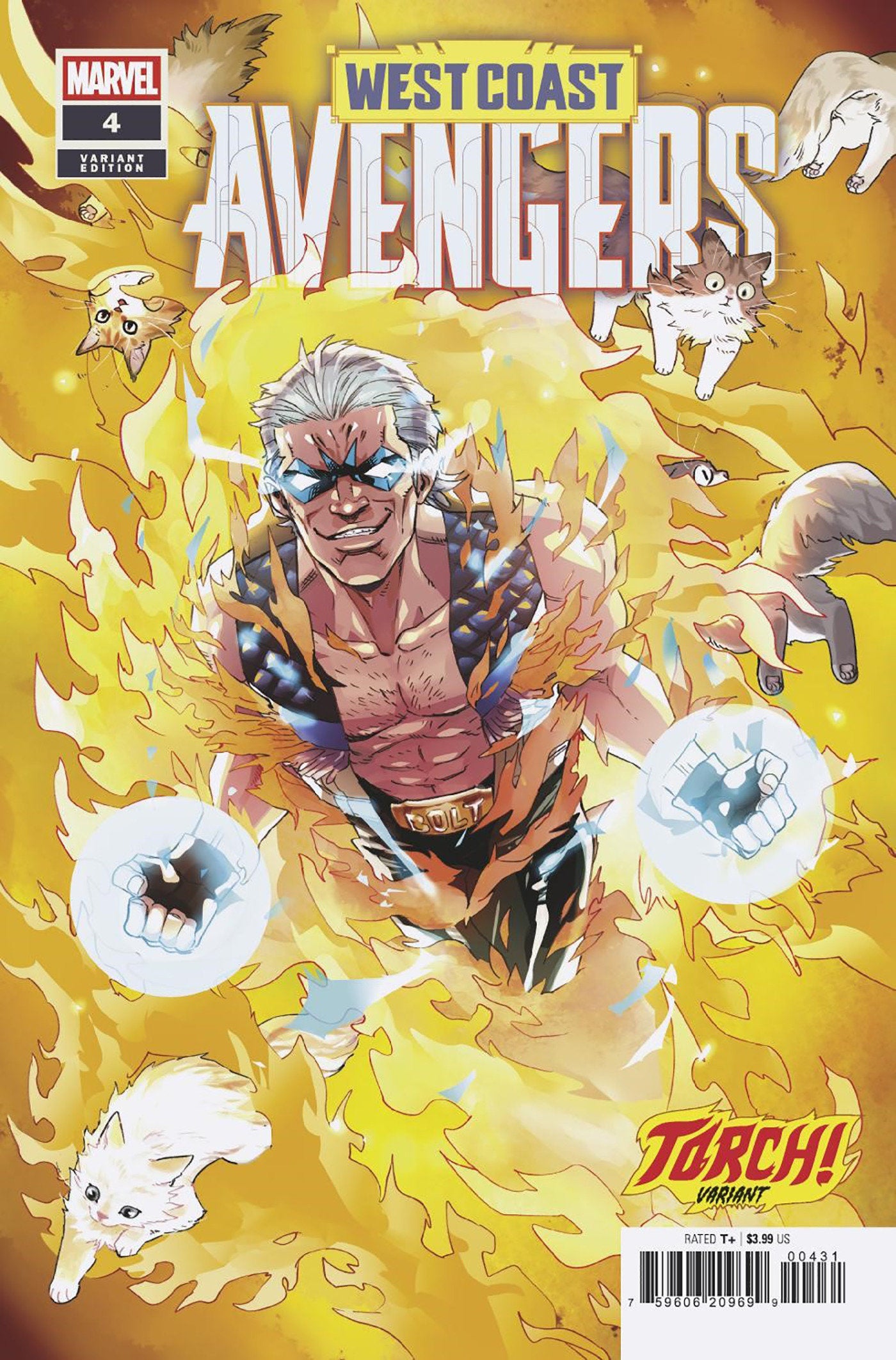 WEST COAST AVENGERS #4 NAO FUJI TORCH! VARIANT  - Release Date:  2/26/25