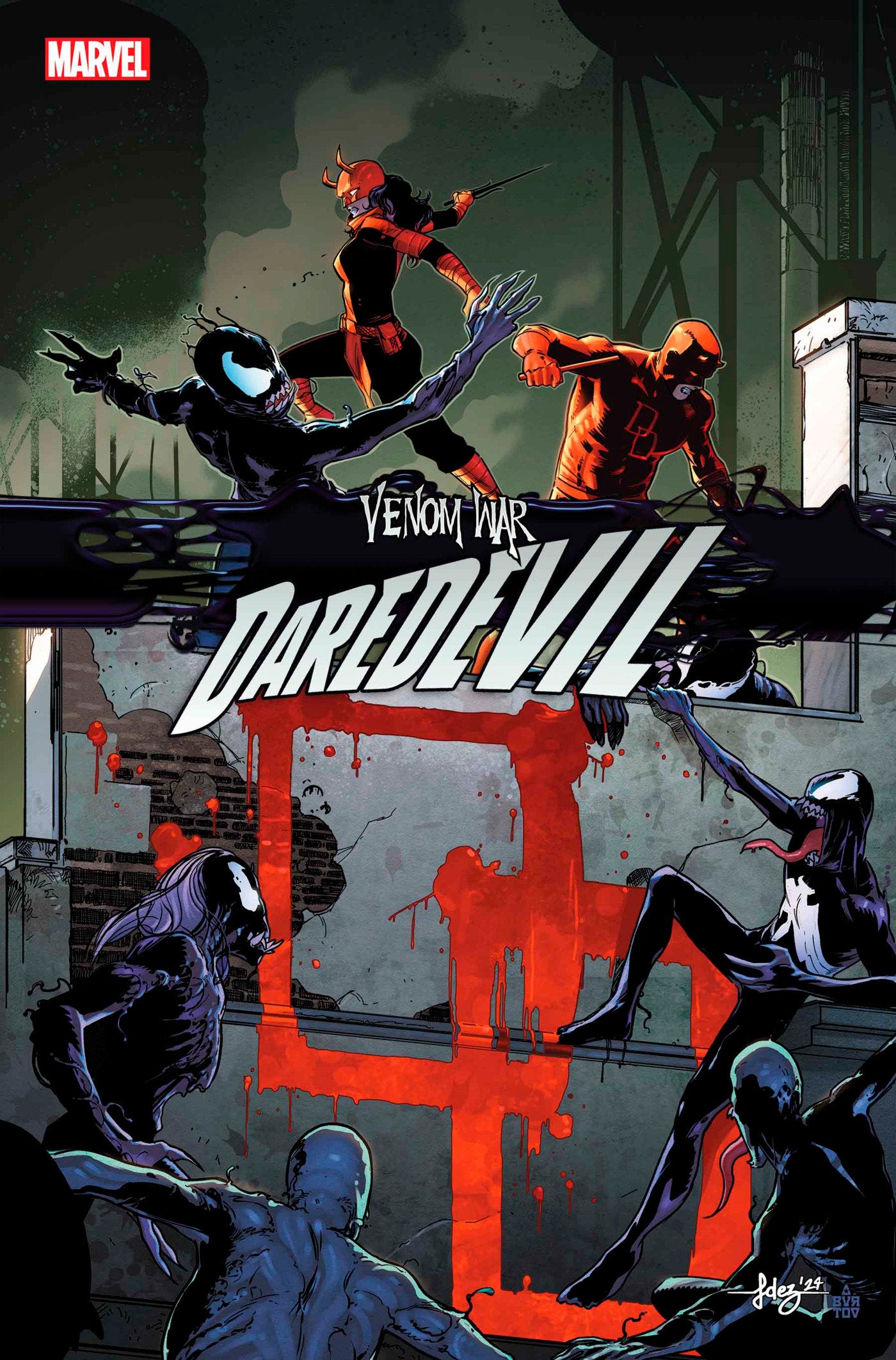 VENOM WAR: DAREDEVIL #1 [VW]  - Release Date:  9/25/24