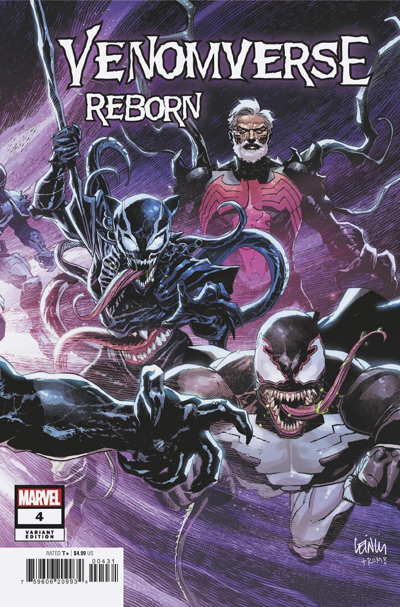 VENOMVERSE REBORN #4 LEINIL YU CONNECTING VARIANT  - Release Date:  9/11/24