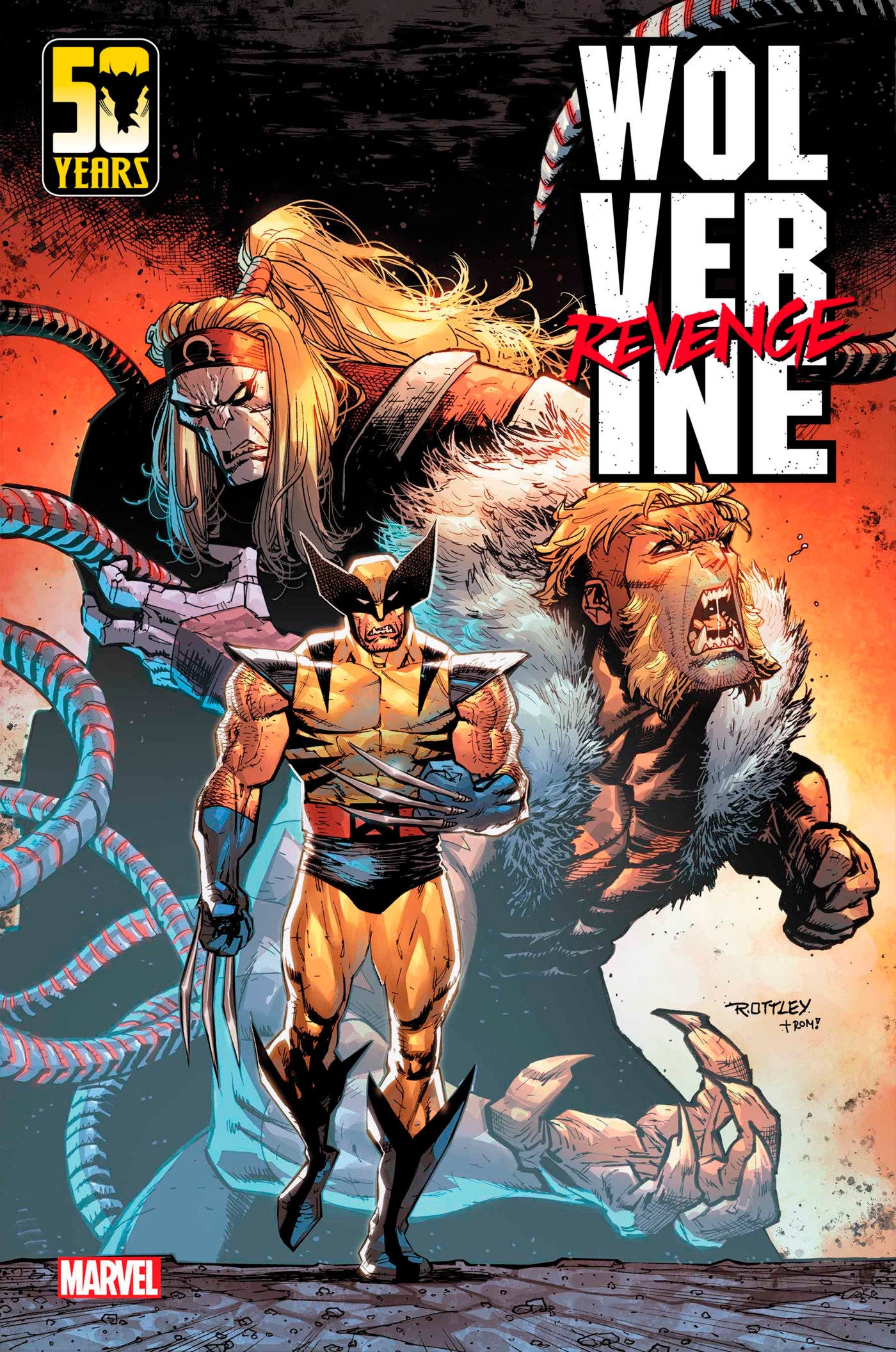 1:25 WOLVERINE: REVENGE #4 RYAN OTTLEY VARIANT  - Release Date:  1/22/25