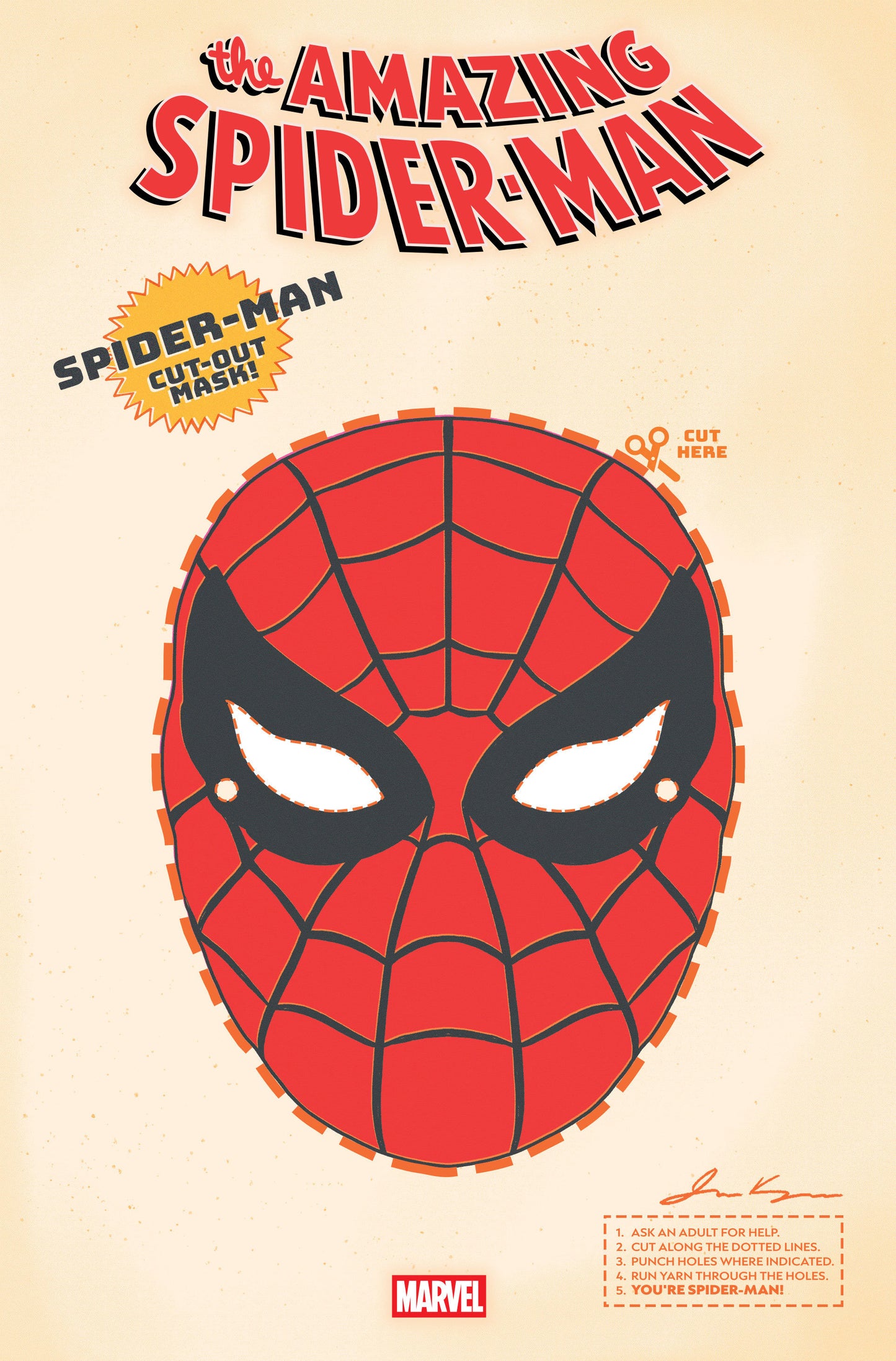 AMAZING SPIDER-MAN #11 RETRO HALLOWEEN MASK VARIANT - 9/3/25 - Release Date:  9/3/25
