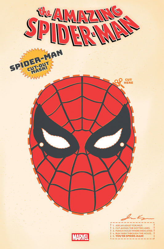 AMAZING SPIDER-MAN #11 RETRO HALLOWEEN MASK VARIANT - 9/3/25 - Release Date:  9/3/25