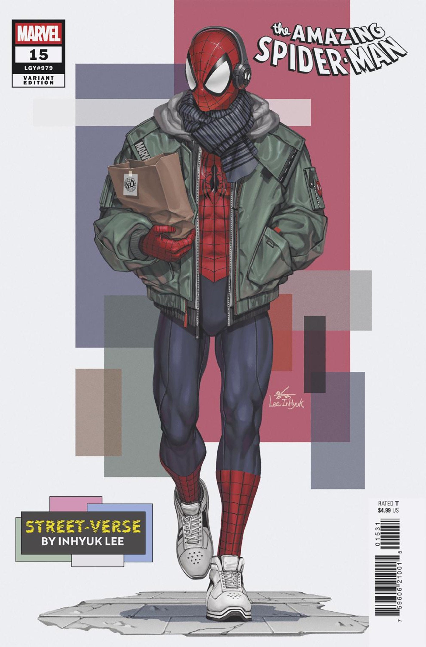 AMAZING SPIDER-MAN #15 INHYUK LEE STREET-VERSE VARIANT ISBN: 75960621001501531 - Release Date: 11/5/25