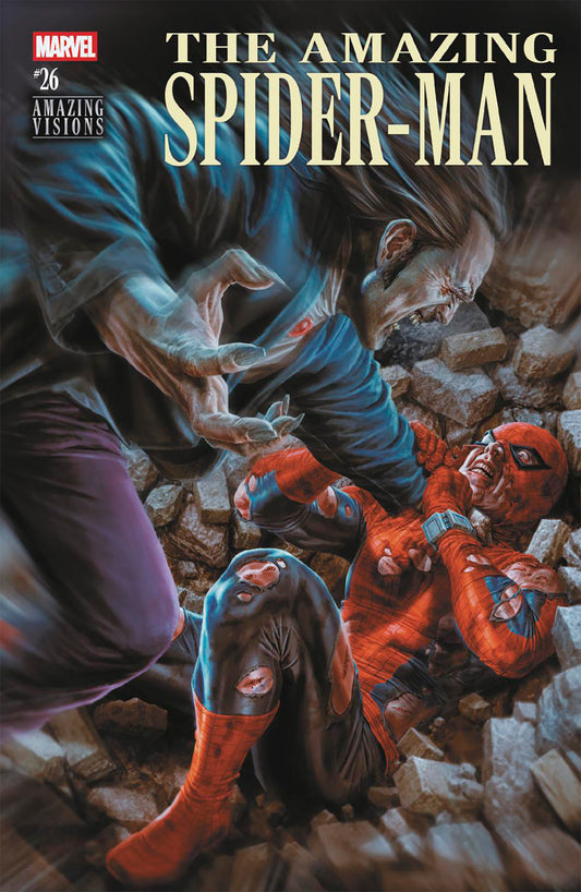 AMAZING SPIDER-MAN #26 LEE BERMEJO AMAZING VISIONS VARIANT [DS] ISBN: 75960621001502621 - FOC DATE: 3/8/26  - Release Date: 4/8/26