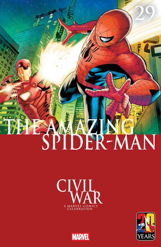 AMAZING SPIDER-MAN #29 GREG LAND CIVIL WAR CELEBRATION VARIANT ISBN: 75960621001502931 - FOC DATE: 4/19/26  - Release Date: 5/20/26