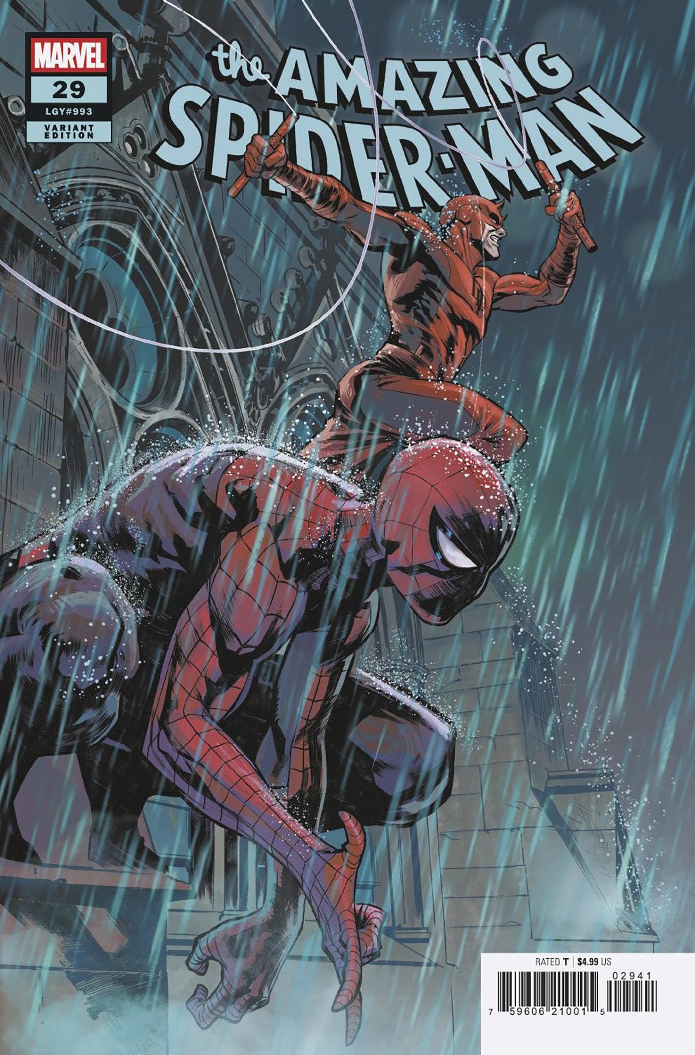AMAZING SPIDER-MAN #29 FRANCESCO MANNA VARIANT ISBN: 75960621001502941 - FOC DATE: 4/19/26  - Release Date: 5/20/26