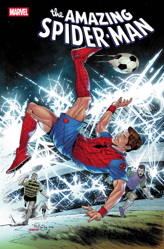 AMAZING SPIDER-MAN #30 NETHO DIAZ MARVEL SOCCER VARIANT ISBN: 75960621001503041 - FOC DATE: 5/3/26  - Release Date: 6/3/26