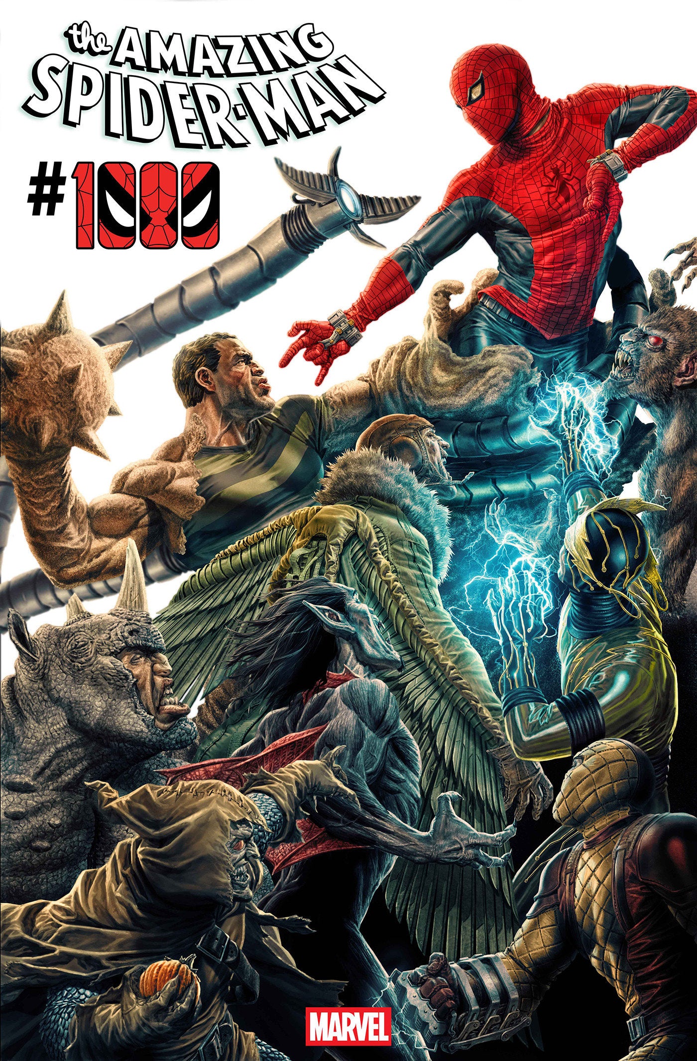 AMAZING SPIDER-MAN #1000 LEE BERMEJO AMAZING VISIONS VARIANT ISBN: 75960621001503621 - FOC DATE: 7/12/26  - Release Date: 9/16/26