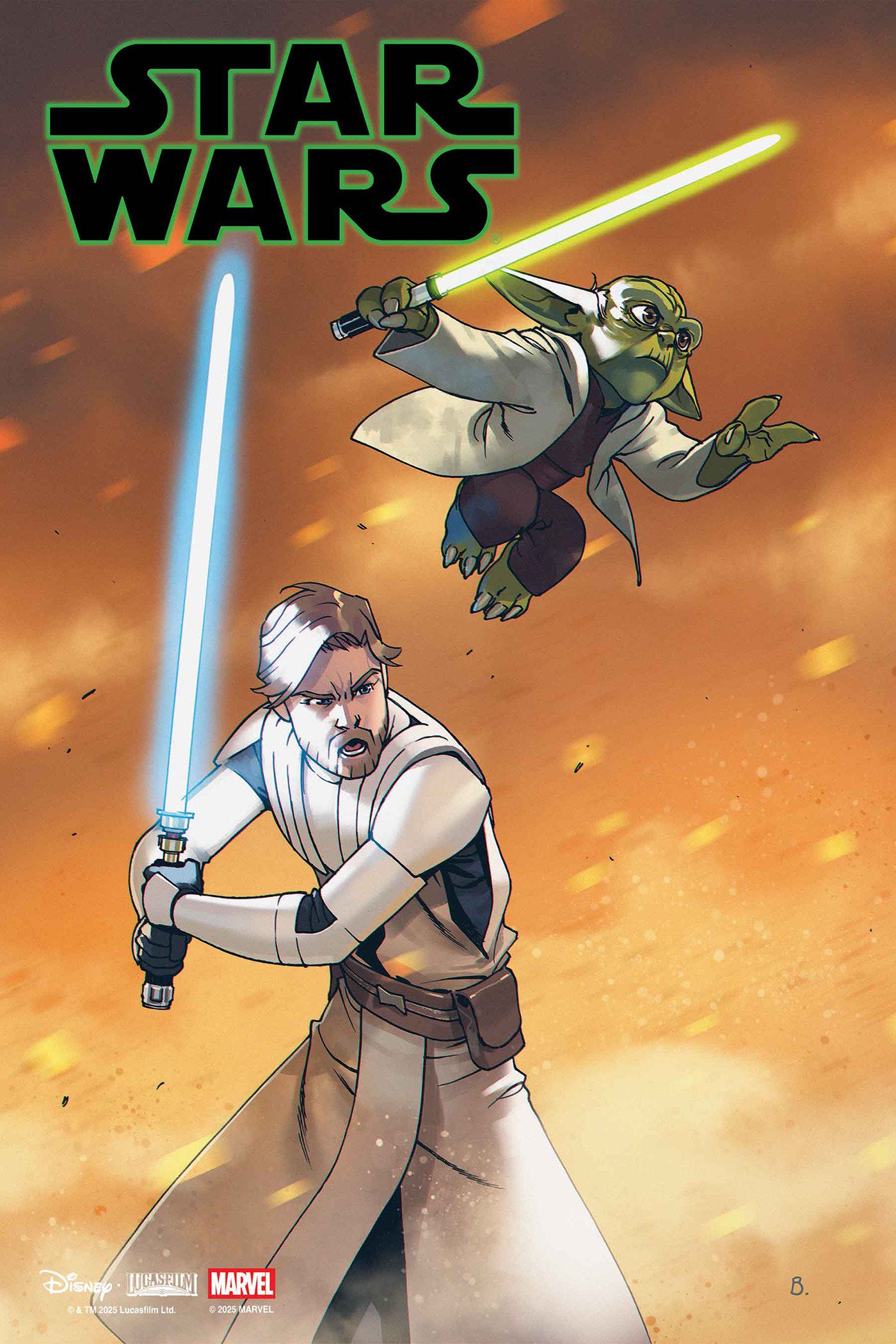 STAR WARS #7 BENGAL YODA & OBI-WAN JEDI KNIGHTS VARIANT ISBN: 75960621004600741 - Release Date: 11/12/25