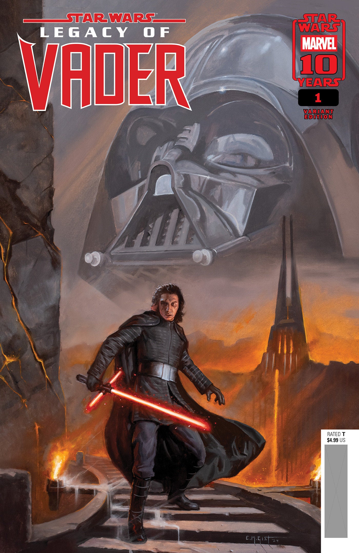 STAR WARS: THE LEGACY OF VADER #1 E.M. GIST VARIANT  - Release Date:  2/5/25