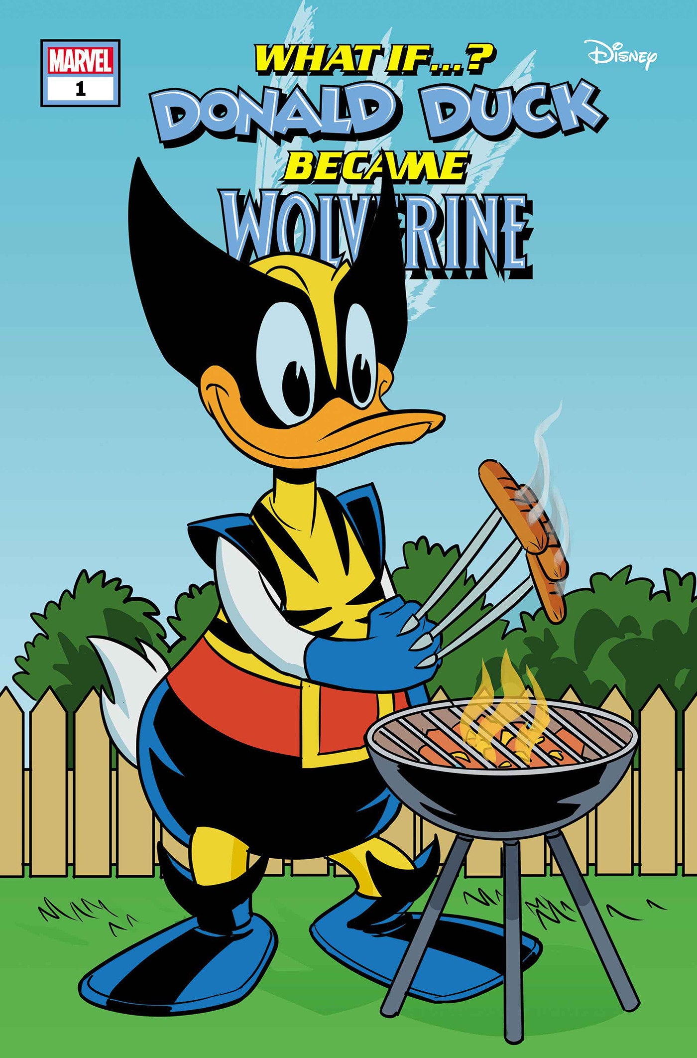 MARVEL & DISNEY: WHAT IF...? DONALD DUCK BECAME WOLVERINE #1 PHIL NOTO DONALD DU CK WOLVERINE VARIANT - Release Date:  7/31/24