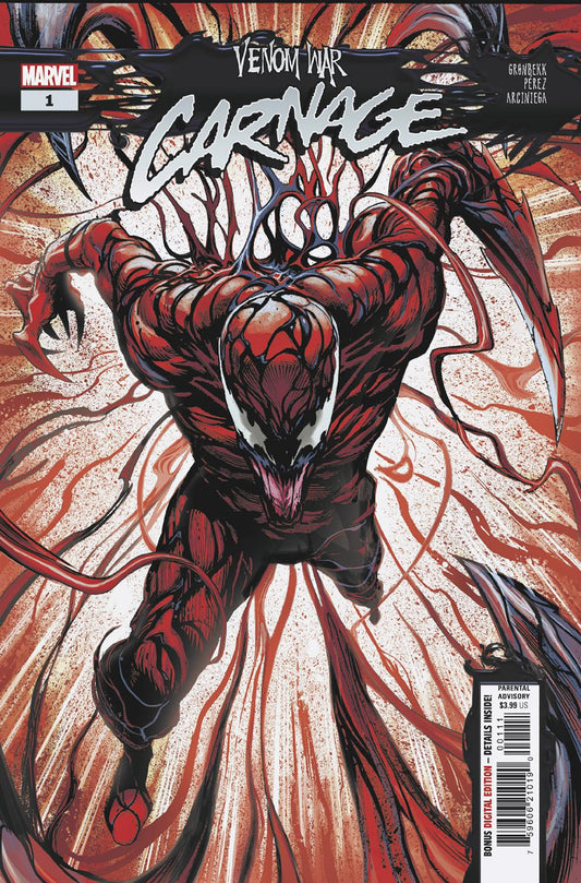 VENOM WAR: CARNAGE #1 [VW]  - Release Date: 8/21/24