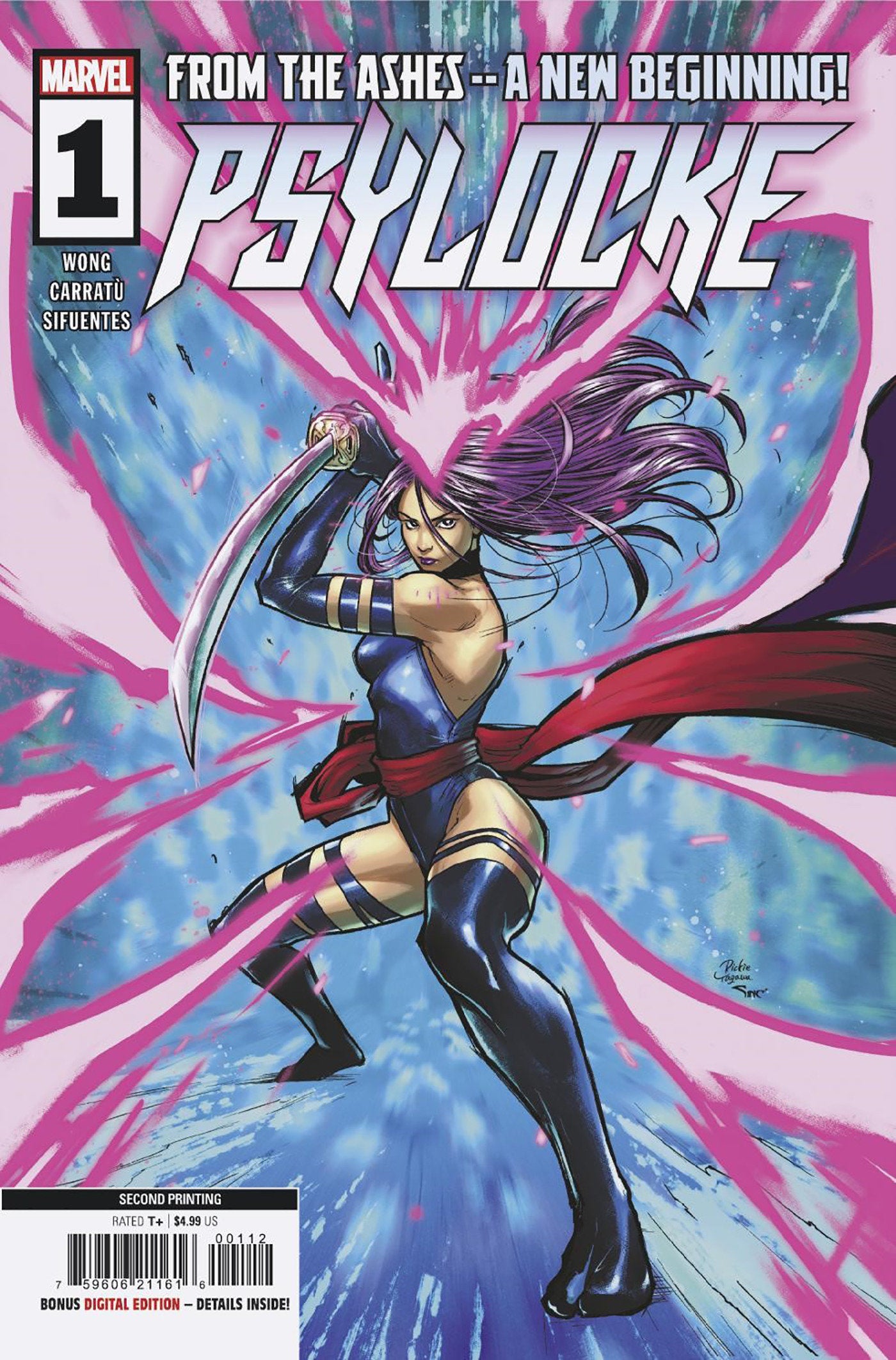 PSYLOCKE #1 RICKIE YAGAWA 2ND PRINTING VARIANT  - Release Date:  1/1/25