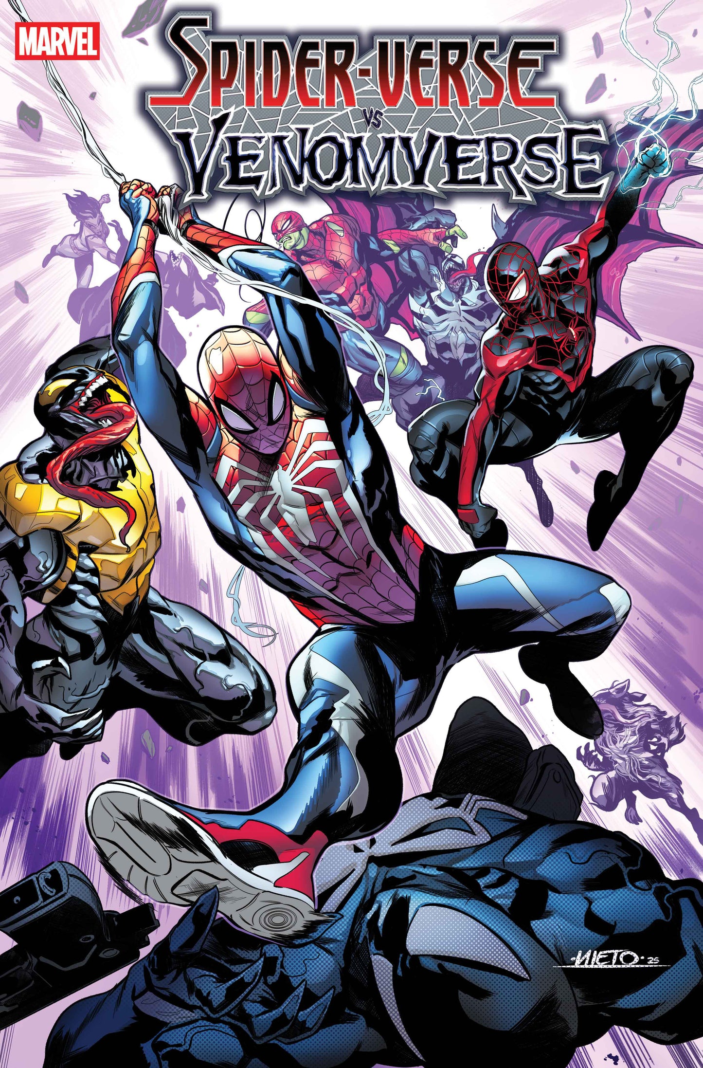 SPIDER-VERSE VS. VENOMVERSE #5 CARLOS NIETO VARIANT - 9/10/25 - Release Date:  9/10/25