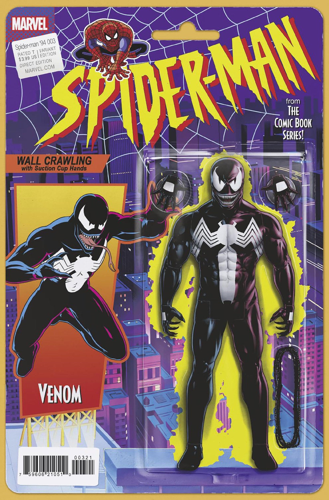 SPIDER-MAN '94 #3 JOHN TYLER CHRISTOPHER ACTION FIGURE VARIANT ISBN: 75960621051000321 - Release Date: 11/12/25