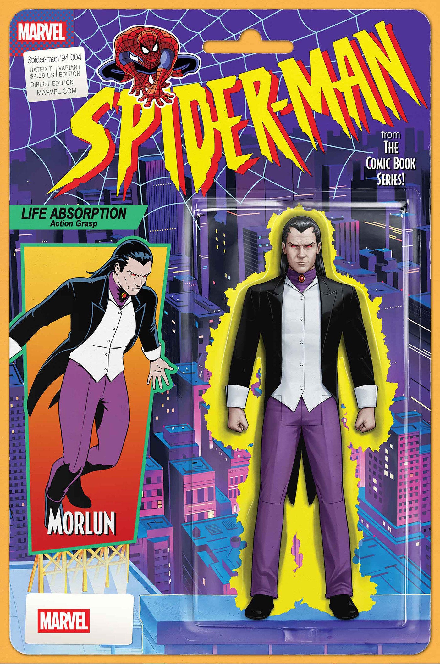 SPIDER-MAN '94 #4 JOHN TYLER CHRISTOPHER ACTION FIGURE VARIANT ISBN: 75960621051000421 - Release Date: 12/24/25
