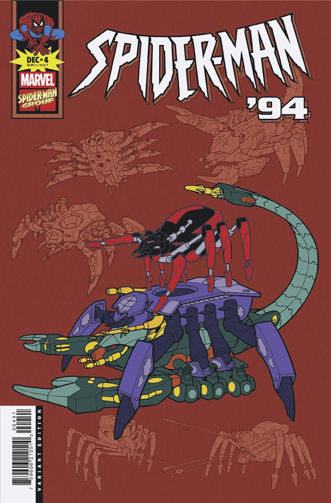 SPIDER-MAN '94 #4 MARVEL ANIMATION VARIANT ISBN: 75960621051000441 - Release Date: 12/24/25