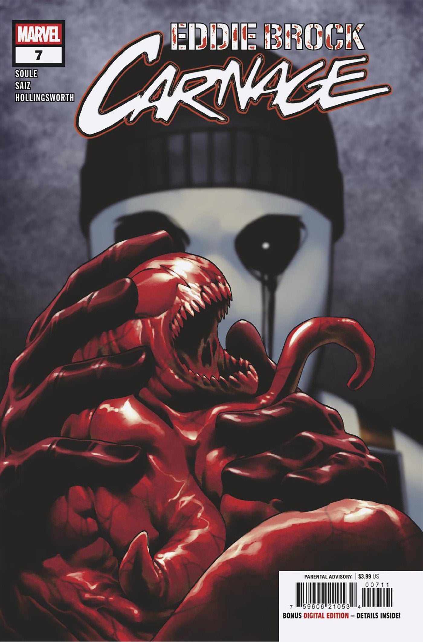 EDDIE BROCK: CARNAGE #7 - ISBN: 75960621053400711 - Release Date:  8/13/25