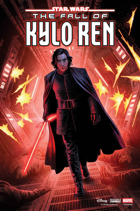 STAR WARS: THE FALL OF KYLO REN #1 LUKE ROSS VARIANT ISBN: 75960621060200131 - FOC DATE: 7/12/26  - Release Date: 8/12/26