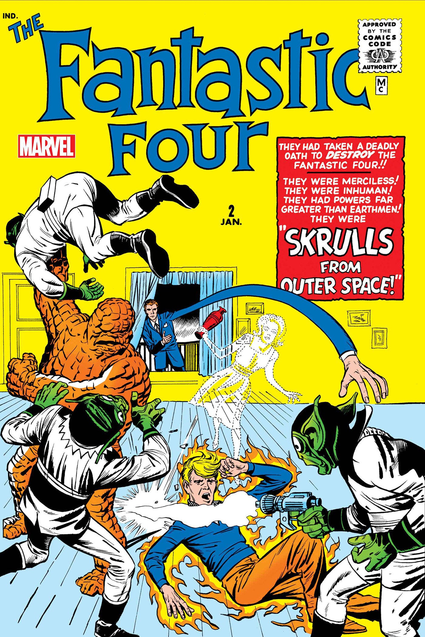 FANTASTIC FOUR #2 FACSIMILE EDITION FOIL VARIANT  - Release Date:  2/12/25