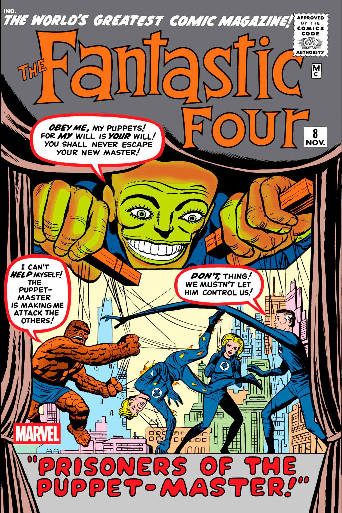 FANTASTIC FOUR #8 FACSIMILE EDITION - ISBN: 75960621073200811 - Release Date:  8/13/25