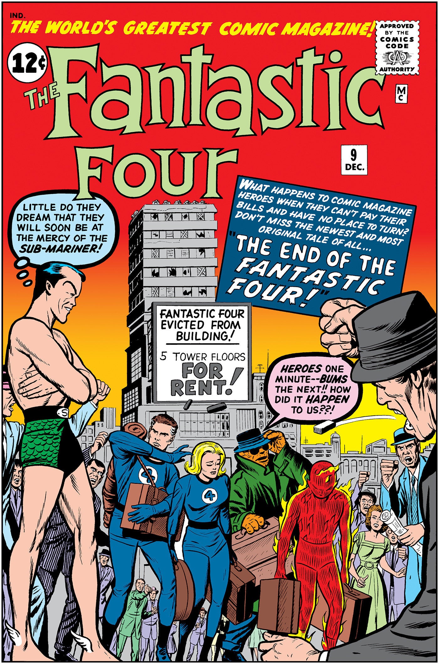 FANTASTIC FOUR #9 FACSIMILE EDITION FOIL VARIANT - ISBN: 75960621074900921 - Release Date:  9/10/25